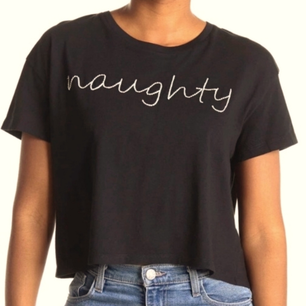 French Connection "naughty" T-shirt